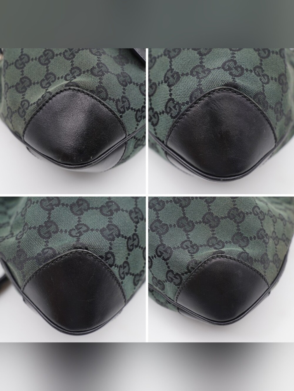 CI34 ❤️ Gucci Monogram Drawstring Shoulder Bag - Picture 8 of 12